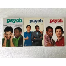 Dvd Psych: Agentes Especiais - Temporadas 1 Ao 3 Completas