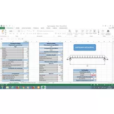 Planilha Para Cálculo De Viga Bi-engastada