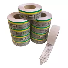 10 Rolos C/ 2000 Senhas 000-999 = 7 Comum + 3 Preferencial