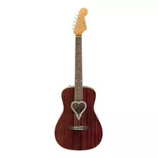 Guitarra Acústica Fender Artist Design Alkaline Trio Malibu Para Diestros Natural Brillante