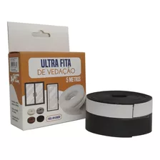 Kit 2 Fita De Vedação Adesiva Portas E Janelas - 5m (cada)