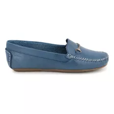 Mocassim Feminino De Couro Macio Bico Redondo Promoção