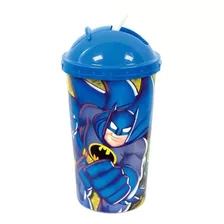 Copo Retrátil Batman 600 Ml Cor Azul