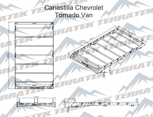 Canastilla Para Chevrolet Tornado Van 2020-22 Foto 4