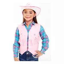 Colete Cowboy E Chapeu Para Menina Ou Menino Rodeio Kit 2 Pç