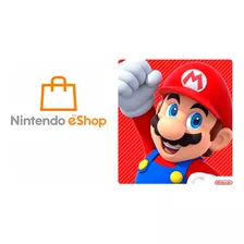 Cartão Nintendo Switch 3ds Wii U Eshop Card Usa $20 Dólares