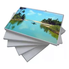 400 Folhas Papel Fotográfico Matte 230gr A4 Prova D Água Cor Cor Branco