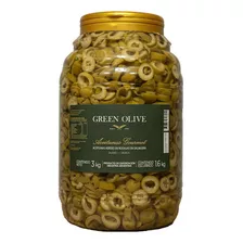 Aceitunas Verdes Green Olive Rodajadas X2kg