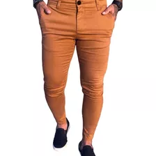 Calça Sarja Alfaiataria Skinny Elastano Masculina Premium