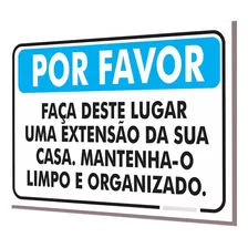 Placa Organização Da Casa - Regras