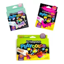 Kit Temperas Playcolor Combo 22 Unidades