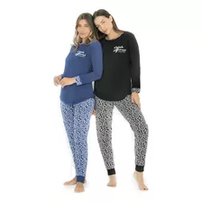 Pijama Mujer Invierno Búlgaro 1 Al 7 Piache Piu 600