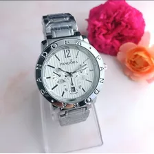 Relógio De Pulso Pandora Prata Feminino Aço Inoxidável