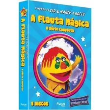 Box Dvd A Flauta Mágica Original Lacrado Com Luva E Estojos