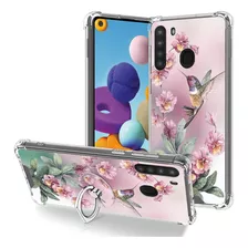 Funda Transparente Compatible Con Samsung Galaxy A21,