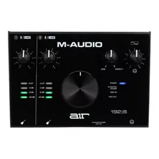 Interface De Áudio Usb Midi M-audio Air 192 6 Placa De Som Preta