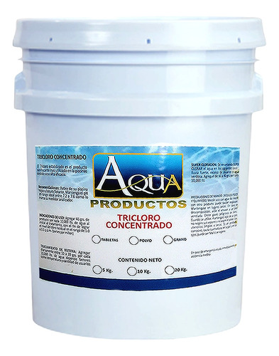 Aqua Productos Granular 20 Kg