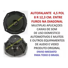 5x Alto-falante 4,5 Pol 8ohms 15w Promoção Envio Imediato