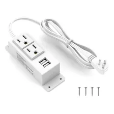 Enchufe Inteligente Marca Kungfuking /2 Tomas/2 Usb/blanco