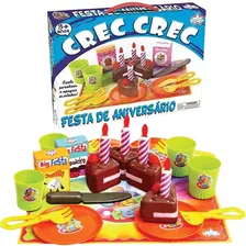 Crec Crec Festa De Aniversário Bolo Comidinhas Com Velcro