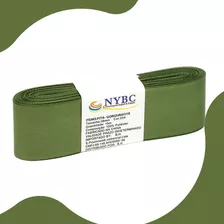 Fita Para Laço De Gorgurão Verde Boldo 38mm C/25 Rolos