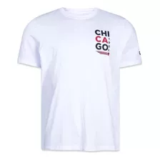 Camiseta New Era Chicago Bulls Sport Performance Branco