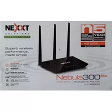 Router, Repetidor, Wisp Nexxt Solutions Nebula 300plus Negro
