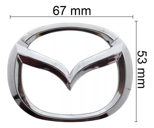 Emblema Volante Mazda 3 5 6 Cx9 2006 2014 Cromo Reposicion Foto 5