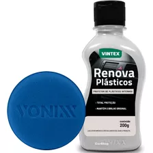 Renova Plasticos Limpa Revitalizador Borracha 200g Vonixx