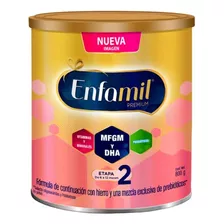 Enfamil 2 Premium 6 A 12 Meses Polvo Lata Con 800 G