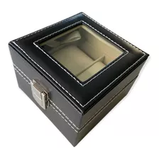 Caja Organizadora Para 2 Relojes Caja Gruesa Eco Cuero 