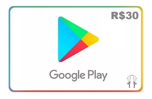 Gift Card R$30 Reais Diversão Jogos E Apps Play Store Br