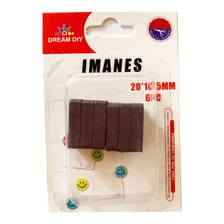 Set 6 Imanes 2cm X 1cm Rectangulares Manualidades