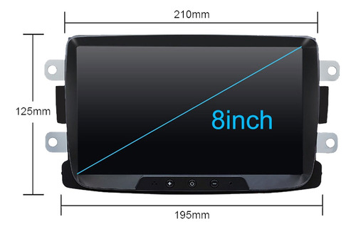 Radio De Coche Estreo Android Para Renault Sandero Duster D Foto 3