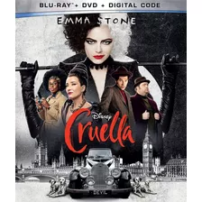 Blu Ray Cruella Emma Stone Disney Dvd