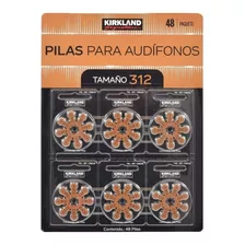 Pilas Aparato Auditivo Tamaño 312 Audífonos 48 Piezas Ks!!