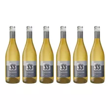 Botella De Vino Blanco Latitud 33º Chardonnay 750ml Pack X6