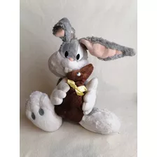 Peluche Original Bugs Bunny Conejo Pascua Looney Tunes 25cm.