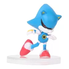 Sonic Mini Figura Peluche Personaje Con Base Por Unidad 