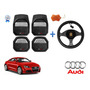 Tapetes 3d Logo Audi + Cubre Volante Tt 1999 A 2005 2006