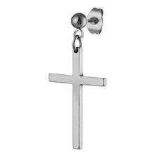 Aros Piercing Cruz Colgante Acero Inoxidable Rock Punk 