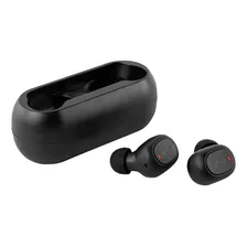 Auriculares In-ear Inalámbricos Qcy T1c Negro Con Luz Led