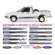 Kit Faixas/adesivos Ford Pampa 90 91 92 93 94 95 96 97