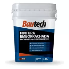 Tinta Pintura Emborrachada Platina 20kg Bautech