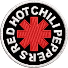 Parche Bordado Red Hot Chili Peppers 8x8cm.rock Metalero