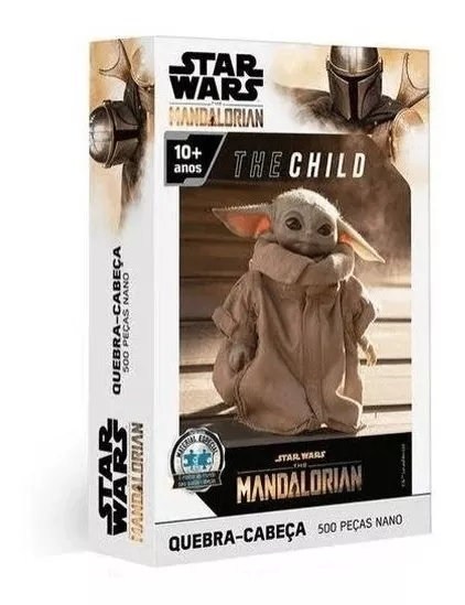 Quebra Cabeças 500 Peças Star Wars The Mandalorian The Child