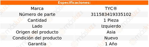 1- Faro Niebla Delantero Q3 2013/2015 Tyc Foto 2