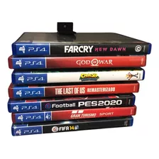 Suporte De Parede Para Jogos Ps4, Ps3 E Blu-ray Organizador