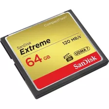 Cartão De Memória Sandisk Extreme® Compactflash® 64gb