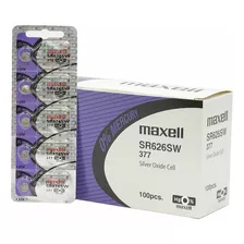 Pila Batería Maxell 377 (sr626sw) 1.55v Original Pack X 5